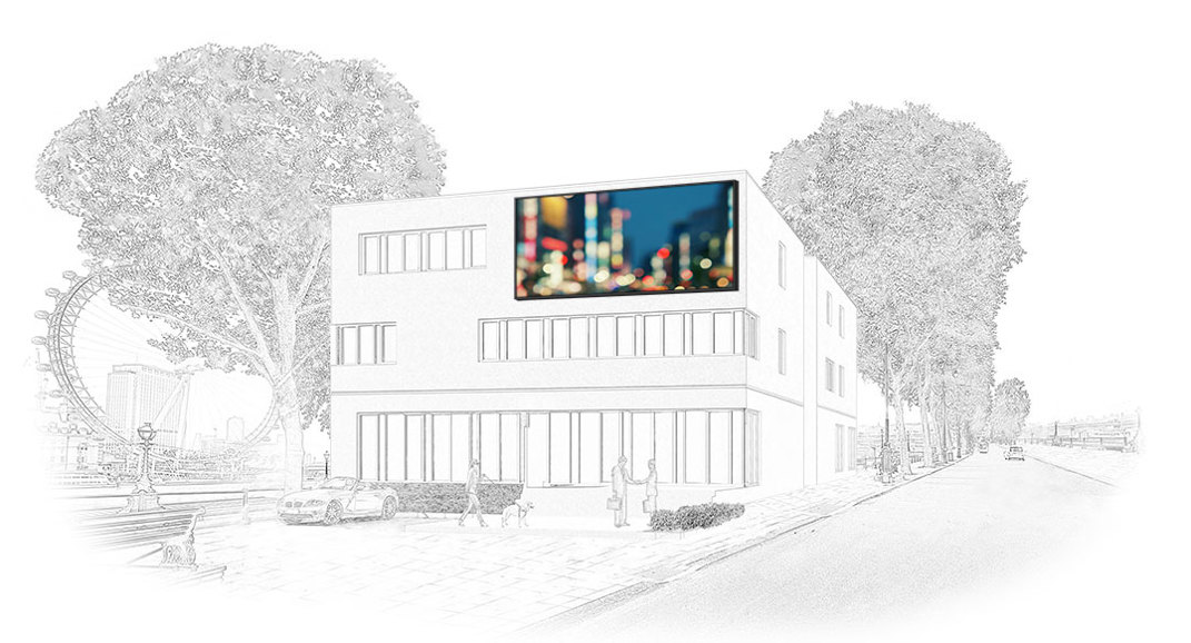 Urban Billboard Wall Mounted 10x20