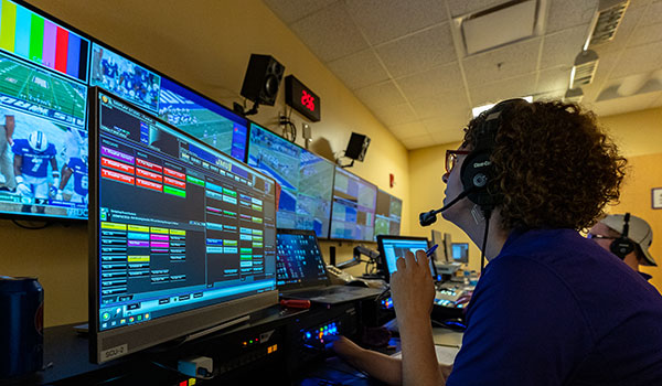 JMU Photo Band Control Room