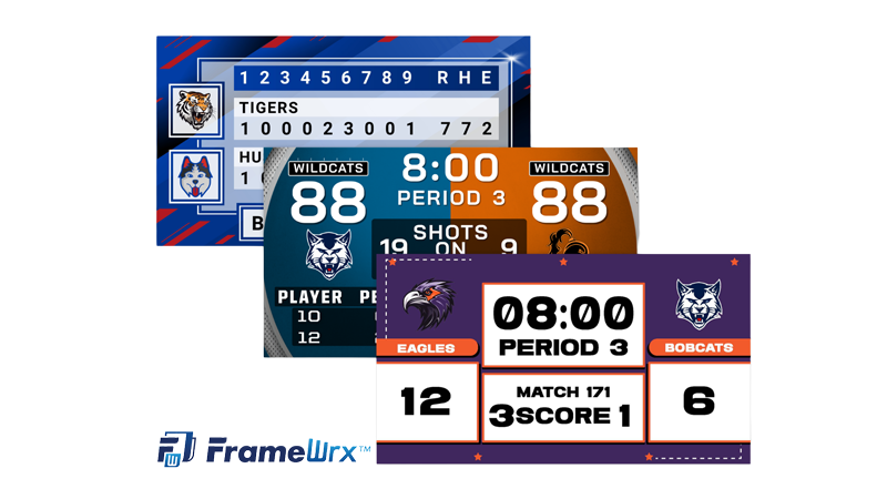 RTD Daktronics Templates FrameWrx