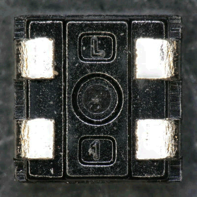 microscopic shots of LED imperfections