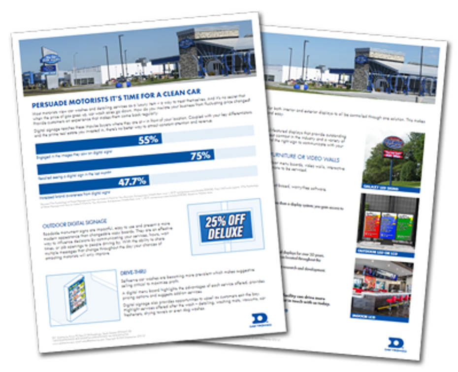 Car wash flyer thumbnails