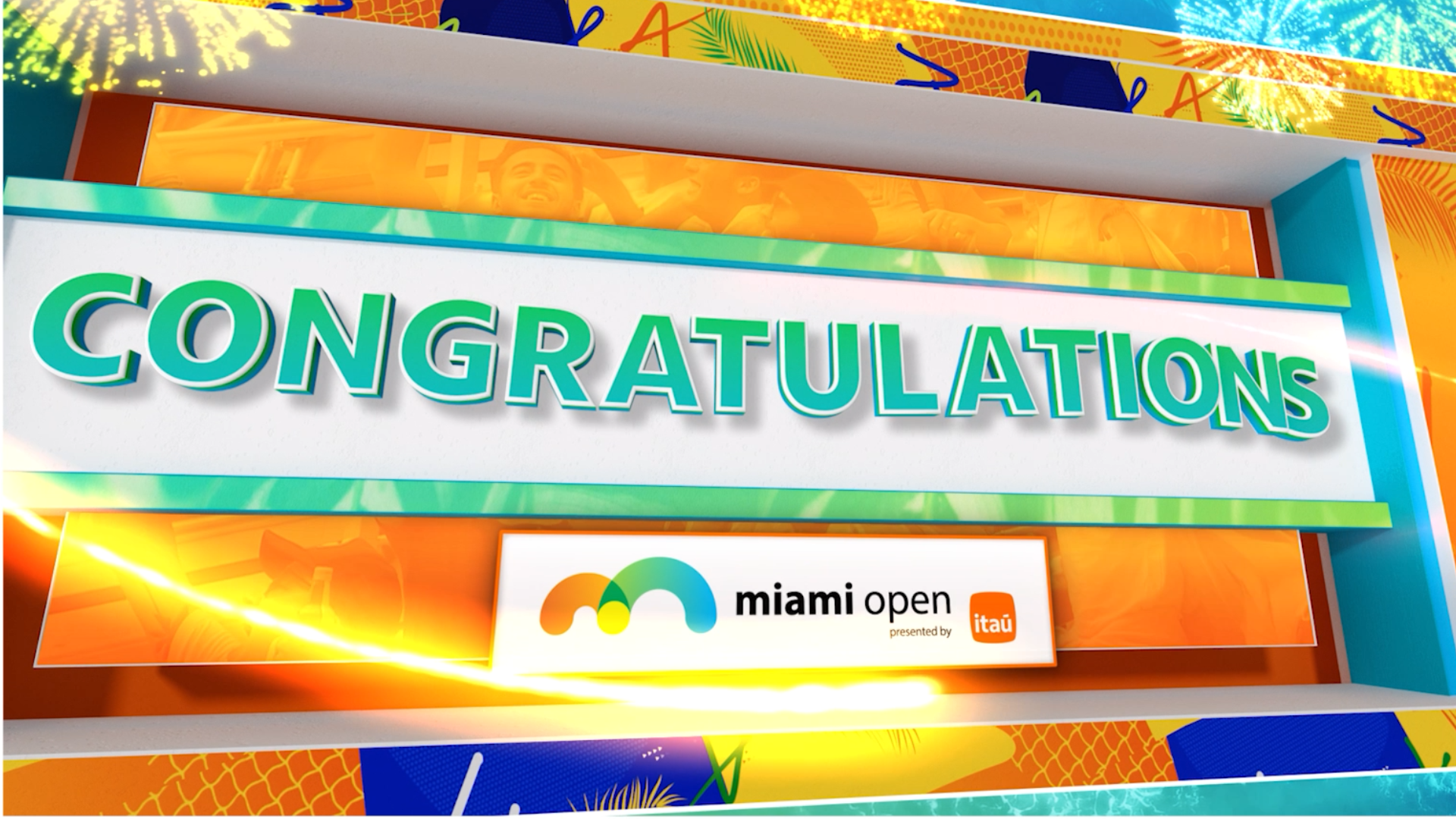 2025 Miami Open Daktronics Creative Services Content Congratulations Prompt