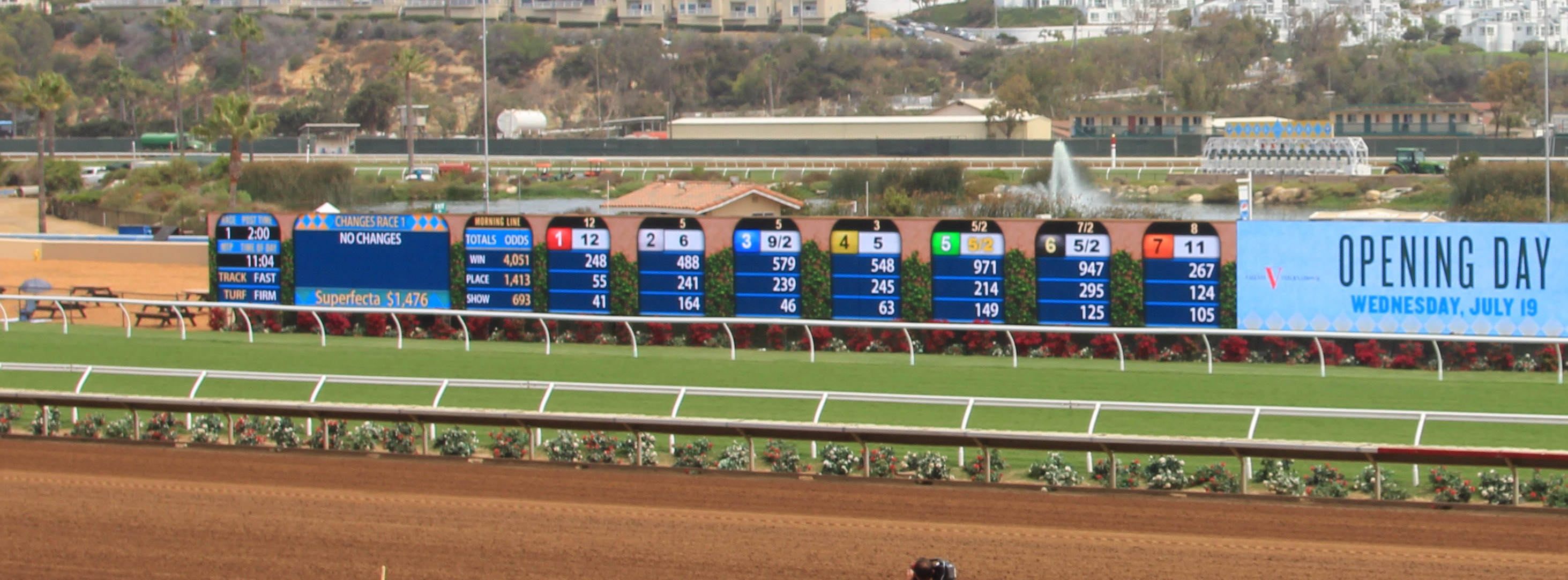 Del Mar Thoroughbred Race Club - Infield Display
