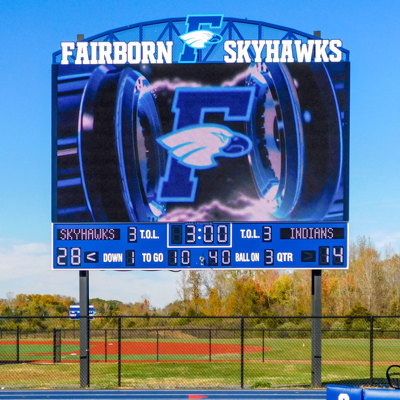 scoreboard with led video