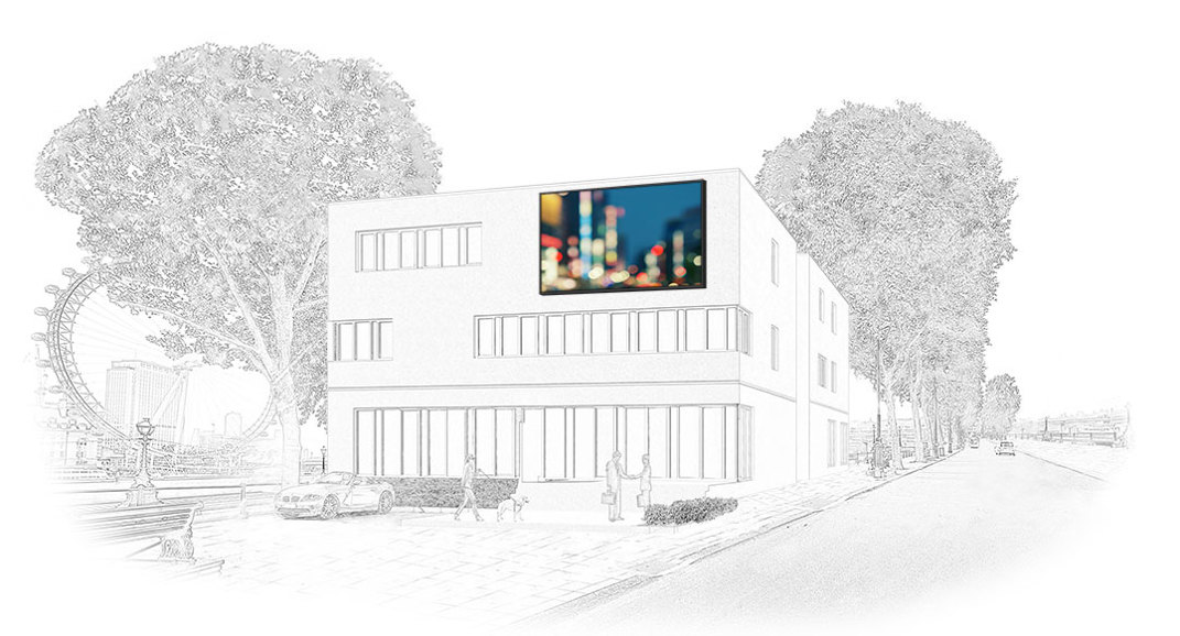 Urban Billboard Wall Mounted 10x15