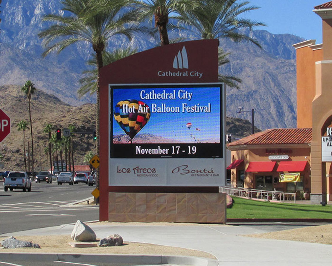 Digital display for community