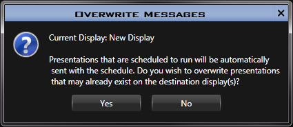 Overwrite Messages Prompt