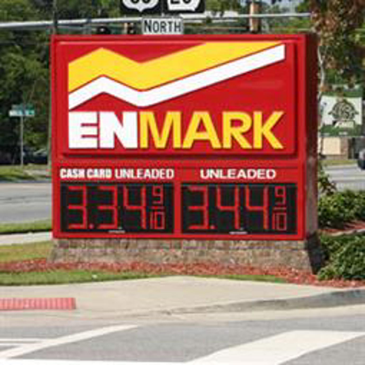 gas petroleum digital price display