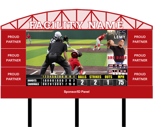 Baseball System with Video Display