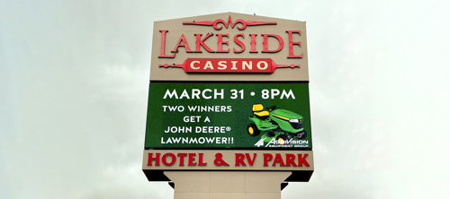 Lakeside Casino Message Display Galaxy GS6 15.85mm