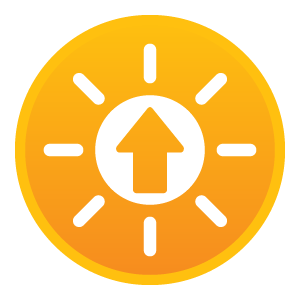 high brightness icon