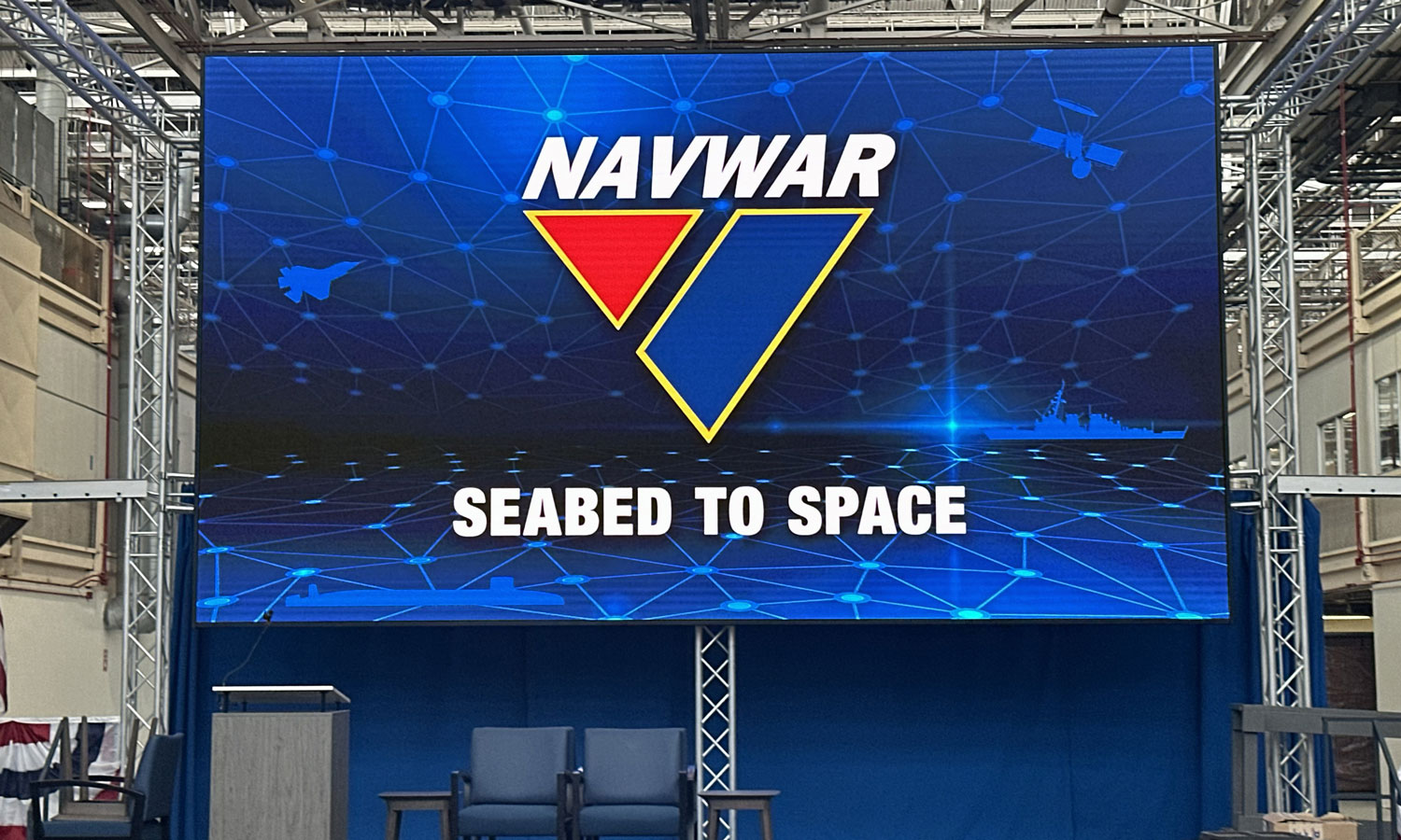 NAVWAR Information Warfare Systems Video Display