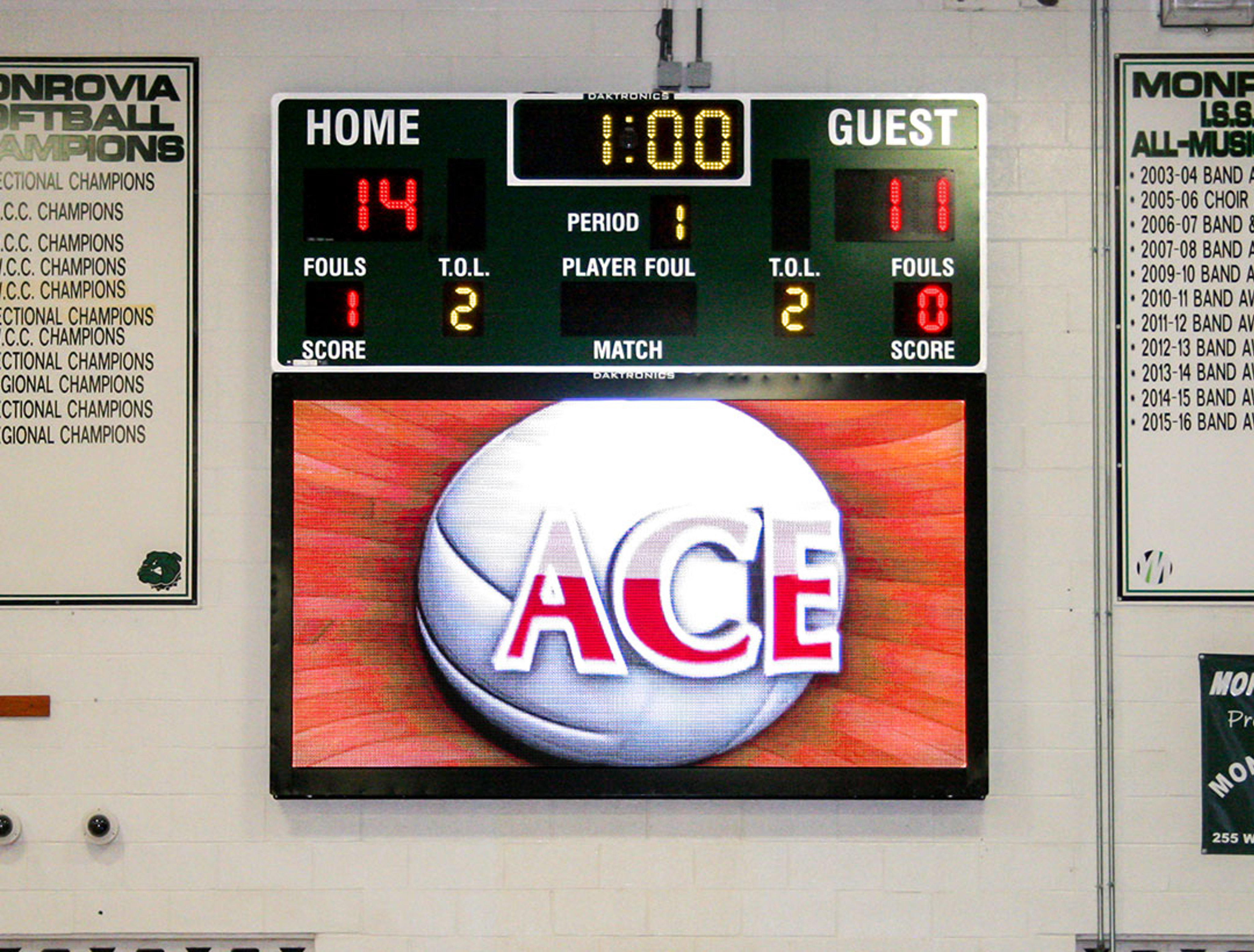 Indoor Video Scoreboards