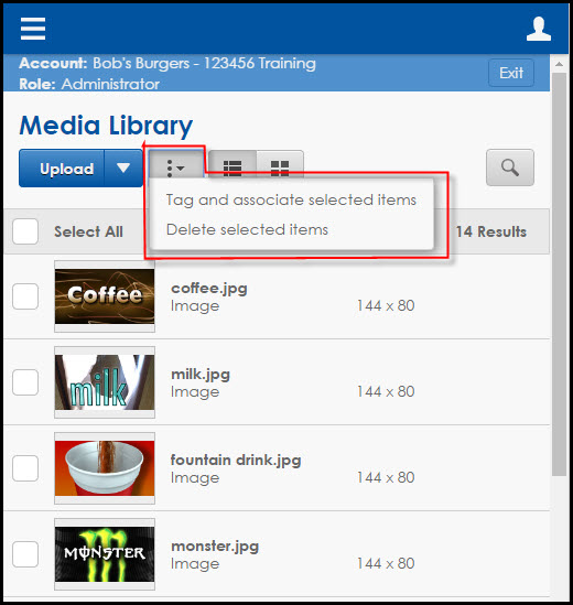 Media Library 2 border