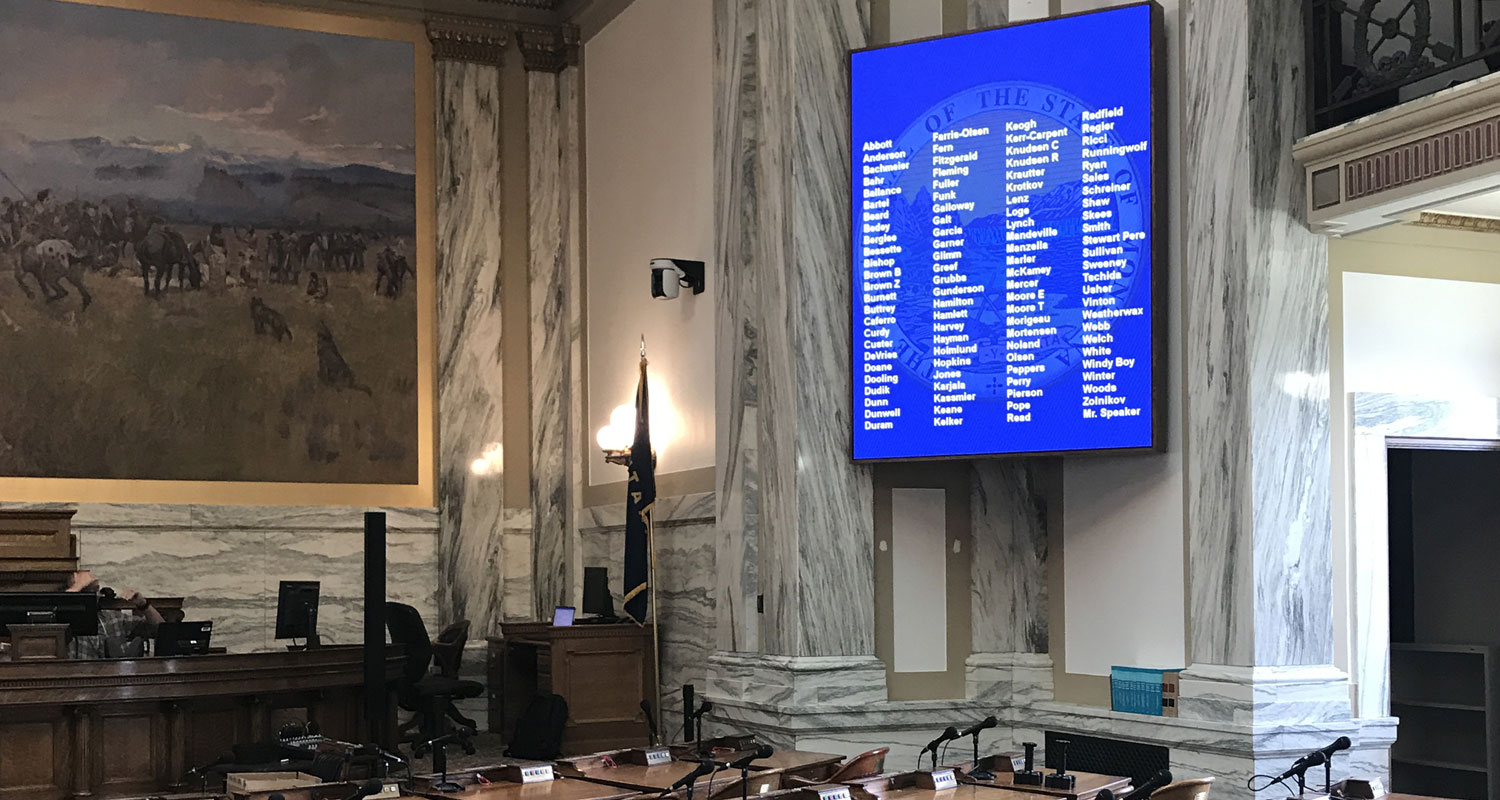 Montana House of Representatives Display