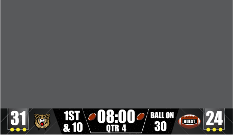 Football score bottom bar