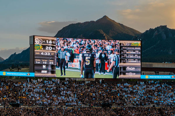 Folsom Field Main Stadium Display
