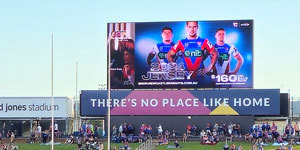 LED video display in stadium
