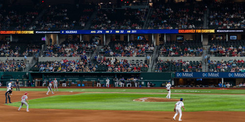 LED Ribbon at Globe Life Field