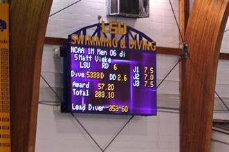 LSU Swim Display