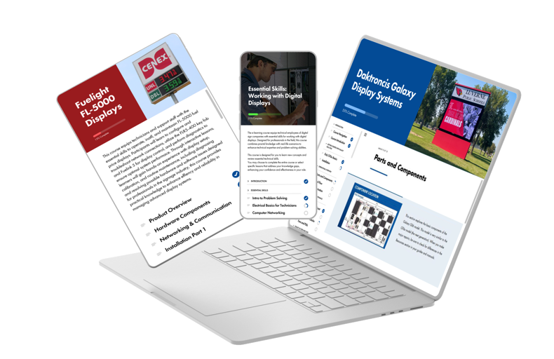 Digital Sign Technician Training Options