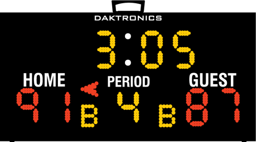 Daktronics Basketball Scoreboards, LED Video and Sound Systems