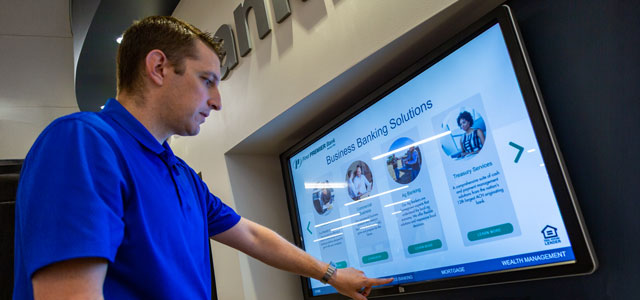 Interactive Indoor Commercial Display