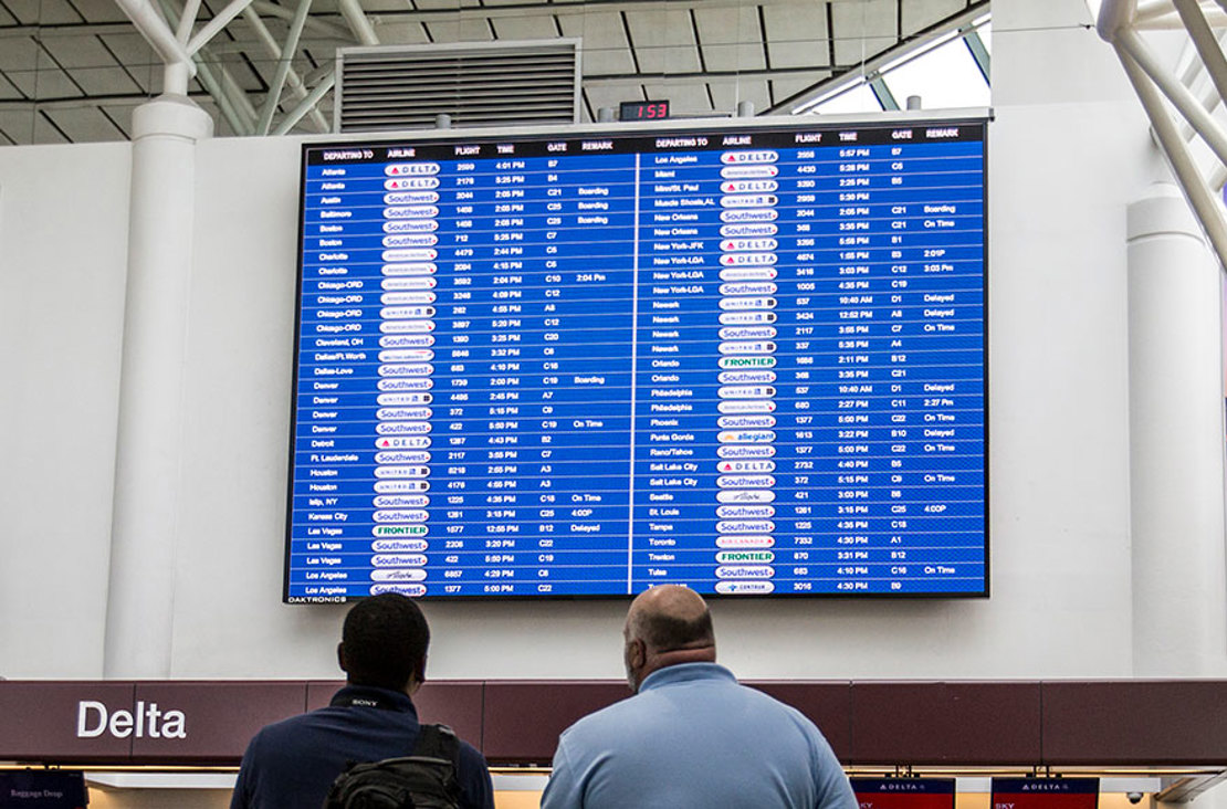 Wayfinding LED video wall