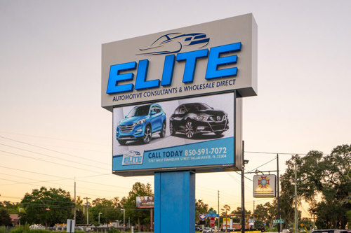 Elite Auto full color animated LED sign
