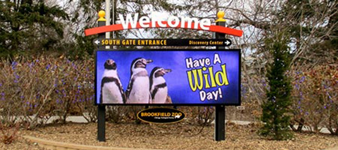 LED Digital Message Display Installation Photo