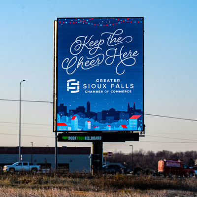 digital billboard along roadside