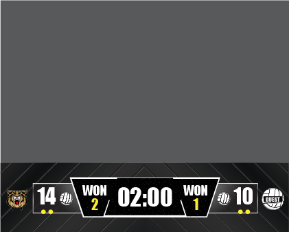volleyball score bottom bar