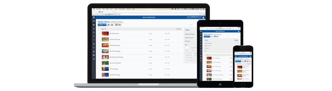 devices showing Venus Control Suite UI
