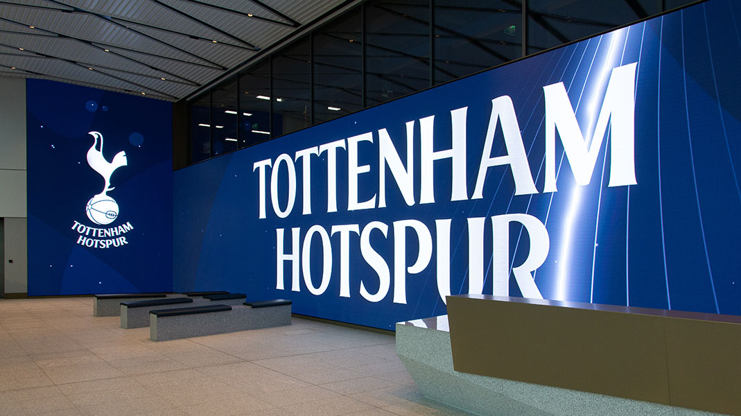 digital display in concourse entry