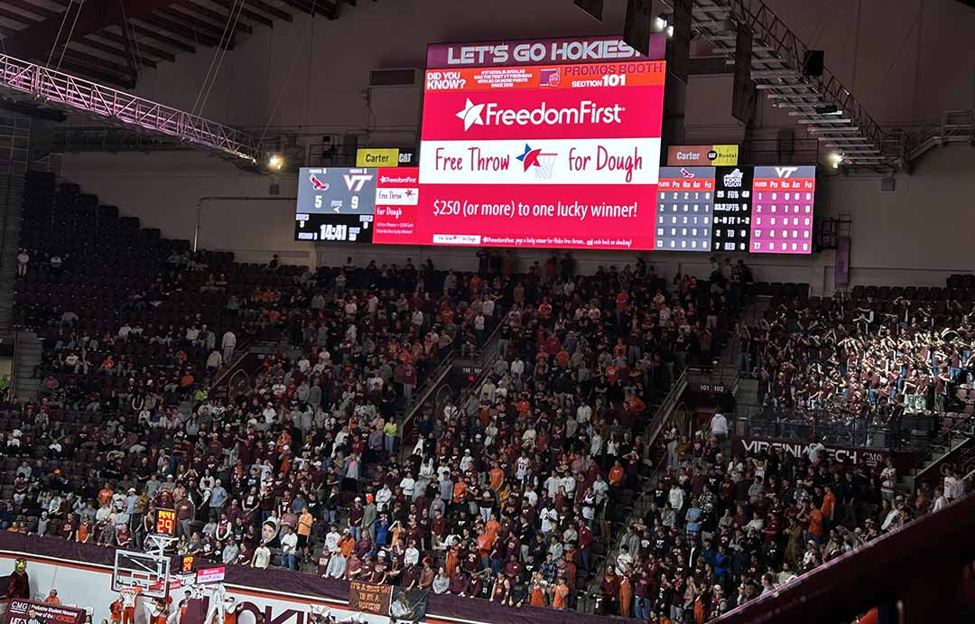 Virginia Tech Improves Live Event Experience at Cassell Coliseum