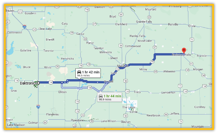 Sales Expo 2025 Redwood Falls Directions
