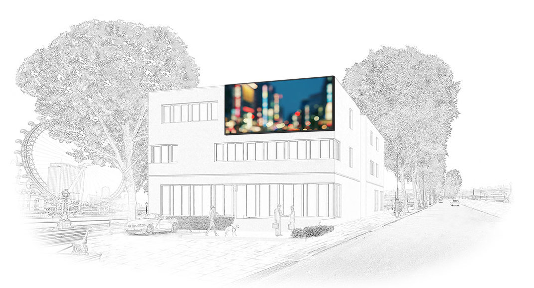 Urban Billboard Wall Mounted 11x22